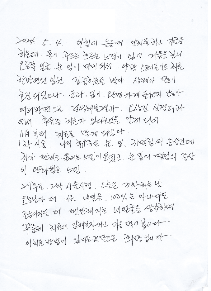 chronic headache Treatment case material